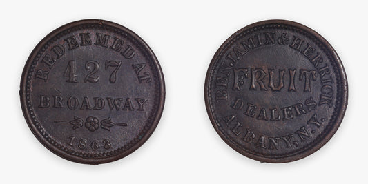 Civil War Tokens & Store Cards - Why Were They Made? An Interesting New York City Selection